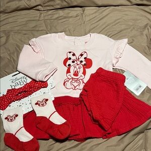 Disney Baby Minnie Mouse Outfit Set